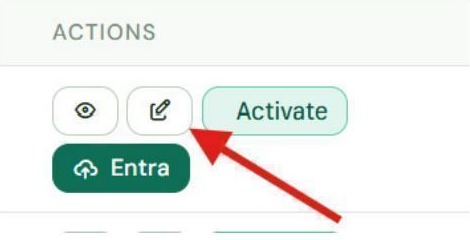 The Actions column