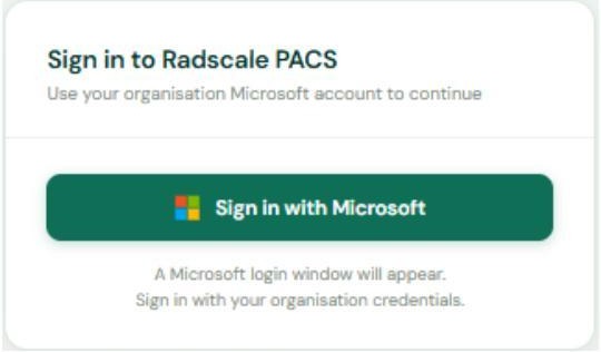 Admin sign-in screen