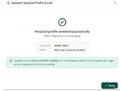 Validate preview for hospital upload