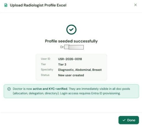 Validate preview for radiologist upload